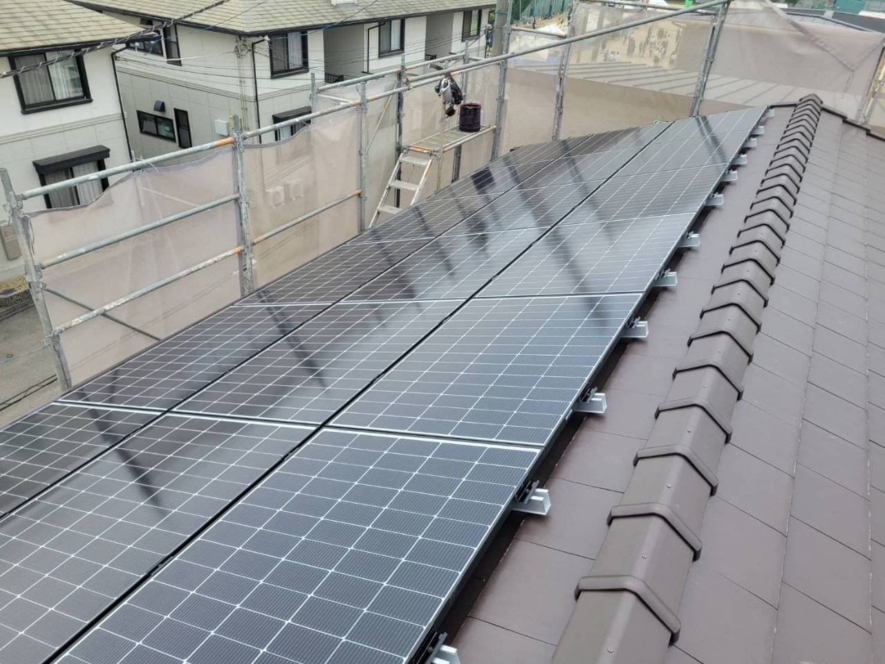 住宅用太陽光 11.04kWh 設置